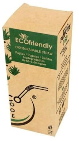 Cannucce Bio Ecopopote Agave 20cm x 160 pz.