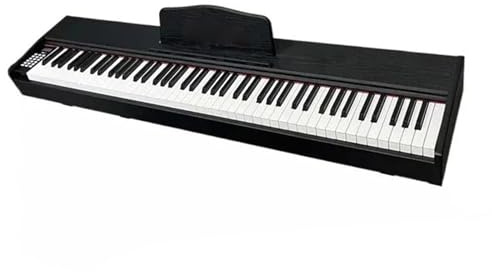 Professionellt Elektroniskt Piano 88 Tangenters Digitalpiano Elektroniskt Orgel Professionellt Keyboard Musikinstrument(Black)