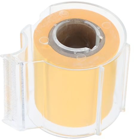 BCOATH Rouleau de Blocs-notes Adhésifs Orange 1 Rouleau, Autocollants Mémo Multifonctions, Papier Auto-adhésif sans Résidu, Accessoire de Bureau Portable pour Maison, École