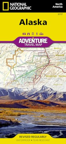 Alaska Map (National Geographic Adventure Map, 3117)