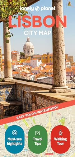 Lonely Planet Lisbon City Map: Durable, Waterproof, Easy-Fold Planning Map with Attractions & Walking Tours (Compact City Planning Maps)