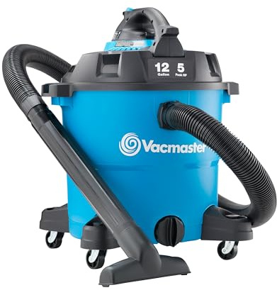 Vacmaster Blue Line 12-Gallon* 5 Peak HP† Wet/Dry Vacuum with Detachable Blower VBV1210