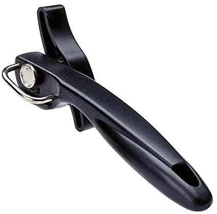 Moha 60603 Ouvre-Boîte de Sécurité, ABS/INOX, Noir, 6 x 24,5 x 4 cm