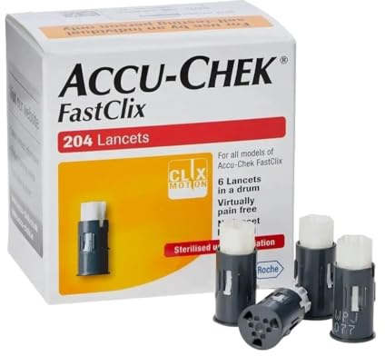 ACCU-CHEK FastClix Lancets 204 Each (Pack of 1)