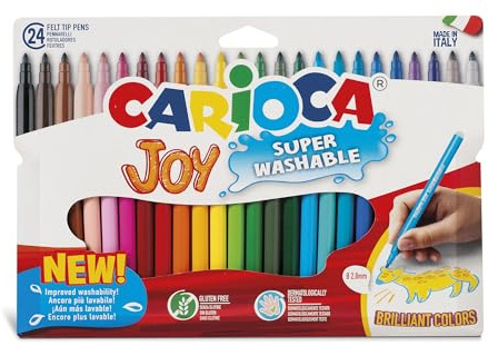 Carioca 40532 Pennarelli Joy Fini Confezione 24pz