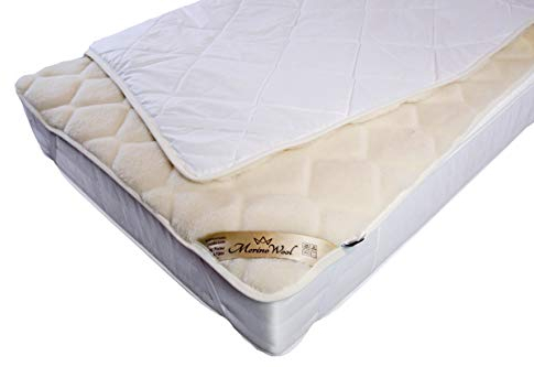 Caro Naturhaar Unterbett 100% Merino Wolle 160x200cm Kaschmir Schurwolle Matratzenauflage 160 x 200 cm Elegance Light Neuseeland