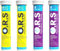 O.R.S. Hydration Tablets - 2 x 24 Tablet Tubes of Lemon, 2 x 24 Tablet Tubes of Blackcurrant - 96 Total Tablets