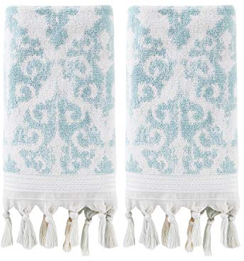 SKL Home Toalla de baño 100% algodón Turco, Aguamarina, 2 Unidades