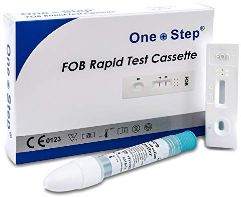 One+Step Darmtest Schnelltest I Komplettes Set zur Früherkennung I FOB Selbsttest für Darmgesundheit I Darmkrebs I Darmbakterien I Darmkur I Darmvorsorge