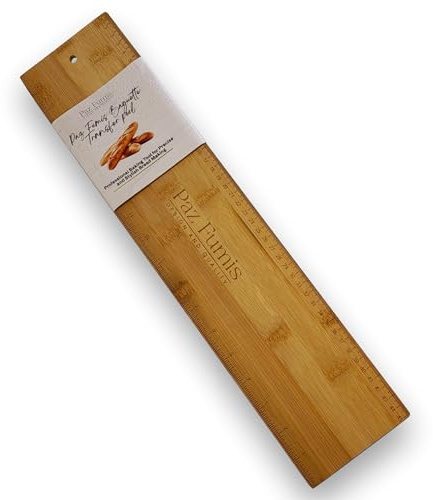 Baguette Transfer Peel by Paz Fumis Design - Baguette Flipping Board -18 inch - French Bread Baking - Bread Peel. Design and Quality by Paz Fumis