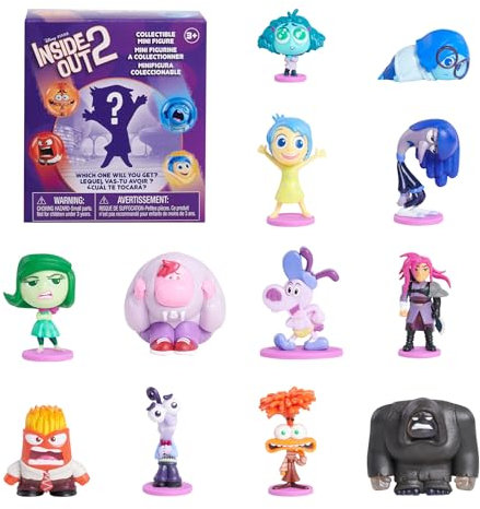 Just Play Disney und Pixar Alles Steht Kopf 2 Mini-Sammelfiguren, 6,4 cm große Figuren, Kinderspielzeug ab 3 Jahren