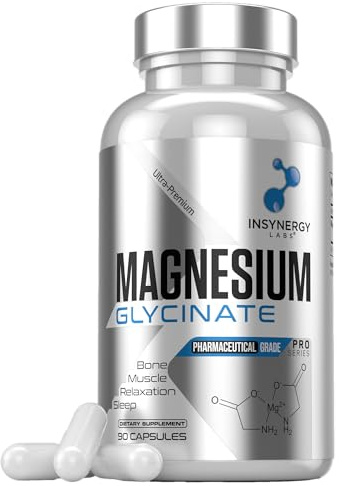 Ultra Premium Magnesium Glycinate Supplement (Pro Series Magnesium 1,500mg) Magnesium Bisglycinate 90 Vegan Magnesium Tablets
