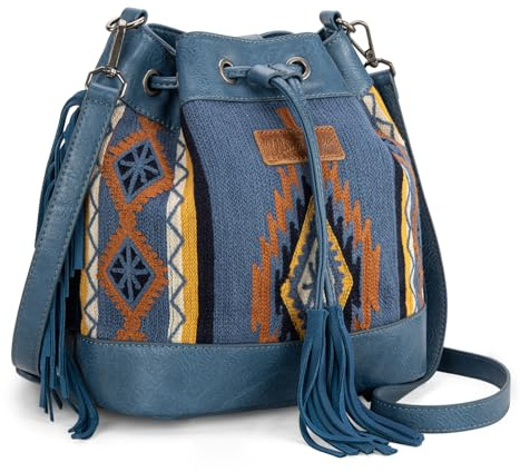 Wrangler Hobo-Taschen für Damen, Designer-Geldbörsen, Western-Schulterhandtaschen, Gobelin-Jeans