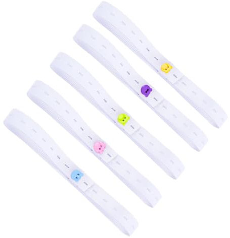 HAPINARY 20stücke Einstellbare Babywindel Fixierbänder Aus Elastik Mit Druckknopf Bequeme Und Praktische Nappy-befestigungen Für Neugeborene Zufälligen Farben