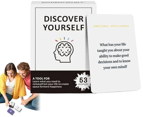 XIAOXIAOYU Gesellschaftsspiele Für Den Familienabend | Gesprächsanregungen Für Soziale Kontakte,Positives Kartenspiel Für Familientreffen, Strandtag & Feste