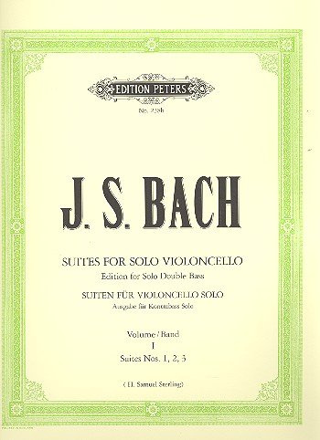 Cello Suites (Transcribed for Double Bass Solo), Vol. 1: Nos. 1-3