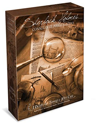 Asmodee - Sherlock Holmes Consulente Investigativo: I Delitti del Tamigi e Altri Casi - Gioco da Tavolo Investigativo e Collaborativo, 1-8 Giocatori, 14+ Anni, 60-120 min, Edizione in Italiano