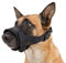 TRIXIE Maulkorb aus Nylonband, Training, XL-XXL, Schwarz, Hund