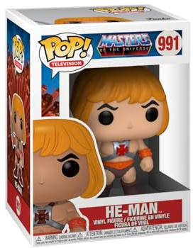 Funko POP! Animation: Masters Of the Universe-He-Man - Vinylfigur för samlare - Presentidé - Officiell Merchandise - Leksaker för barn & vuxna - TV-fans - Modellfigur för samlare och utställning