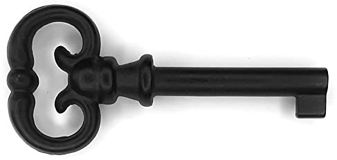 cyclingcolors Chiave serratura antichi ante mobili armadio cassetti (nero)