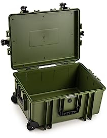 B&W International B&W Transportkoffer Outdoor - Typ 6800 Bronze-Grün - wasserdicht nach IP67 Zertifizierung, staubdicht, bruchsicher und unverwüstlich
