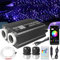 VASTFIRE 32W Sternenhimmel Auto Fiber Licht für Auto/Decke, Twinkle Meteor 2-in-1 Dual Port Motor 1200pcs*0.75mm*3m Bluetooth RGBW APP/Remote LED Fiber Optic Star Deckenleuchten Kit