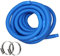 HAF® Hochwertiger Pool Schwimmbadschlauch 32mm Blau 6 Meter für Garten & Schwimmbad | Solarschlauch inkl. 2x Edelstahl Schlauchschellen | Poolschlauch | Pumpenschlauch - Qualität: Made in Germany