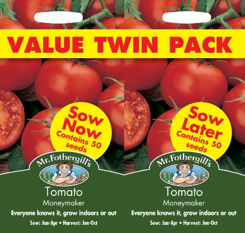 Mr Fothergill?s Seeds Ltd 17935 Vegetable Seeds, Tomato Moneymaker Bumper Pack,medium