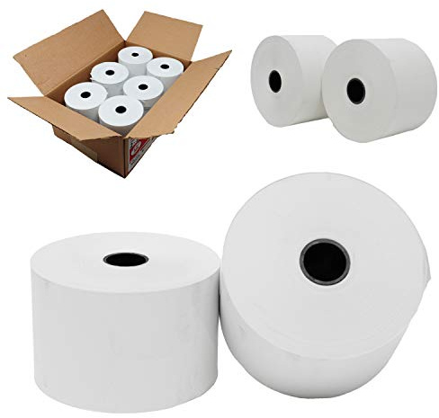 2 5/16 x 400' thermal receipt paper rolls (12 Rolls) for Dresser Wayne Gas System Receipt Paper/Island Printer Pay-At-The-Pump Thermal Paper BPA Free
