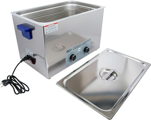 BGS 6882 | Ultraschall-Teilereiniger | 30 l | Profi-Ultraschall-Reinigungsgerät mit Heizung