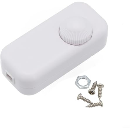 Yuanpgky Variateur d'intensité à DEL 220 V pour un contrôle fluide de l'éclairage à intensité variable (blanc)