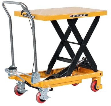 Plataforma Elevadora Hidráulica, Elevador de Tijera Portátil, Mesa Elevadora para Uso Industrial y Doméstico,500kg