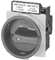 Eaton 081438 Hauptschalter, 3-polig, 32 A, NOT-AUS-Funktion, abschließbar in 0-Stellung, Einbau