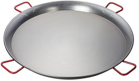 Winco 35 1/2 Carbon steel Paella Pan, Polished (Spain)