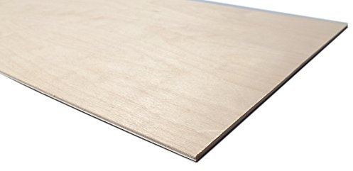 2 Pack of 6mm x 300x600mm Birch Ply Plywood Sheets Seconds