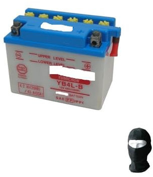 farbrothersonline Compatible avec Peugeot Ludix Blaster RS 12 50 2008-2013 Batterie YUASA YB4L-B 12V / 4AH Batteries pour Moto Scooter SPÉCIFIQUE Excellente QUALITÉ