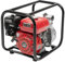 chennnls 2 Benzin Wasserpumpe, 7,5PS 26m Förderhöhe, 36.000 l/h, Gartenpumpe Schmutzwasserpumpe mit 4-Takt-Motor und 7m Schlauch, Benzin Pumpe, Seilzugstart, Metallfuß, Tragegriff