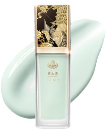 CATKIN Primer Makeup, Prebase de Maquillaje, Fórmula Hidratante y Suavizante, Textura Ligero, con Ácido Hialurónico, Efecto Minimizador de Poros, para Pieles Sensibles
