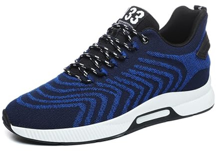 Dasongff Chaussures Rehaussantes Homme 6cm/8cm/10cm Légères Respirante Ascenseur Sneakers Hauteur Chaussures de Travail Sécurité Marche Tennis Sport Golf Antistatique Orthopédique Respirant Sneakers