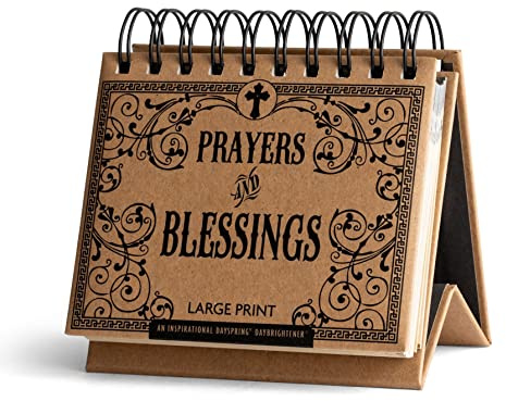 Prayers and Blessings - Large Print - An Inspirational DaySpring DayBrightener - Perpetual Calendar
