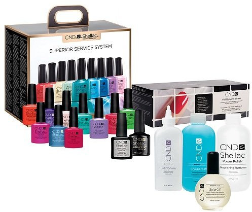 Cnd Shellac Superior Service System Kit, 16 Count (Pack Of 1)