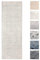 Kurzflor Teppich Laufer Wohnzimmer Hellgrau 80 X 300 cm, Moderner Super Soft Kurzflor Teppich