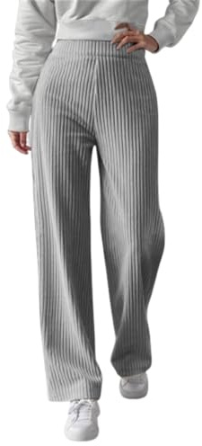 Pantaloncini da donna, comodi, a vita alta, larghi, in velluto a coste, eleganti, elasticizzati, lunghi, in velluto a coste, pantaloni da tempo libero, pantaloni a zampa, tinta unita, abbigliamento da