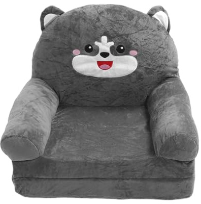 TengXiCLP Sofá liviano para niños 2 en 1, abatible y Plegable, con diseño de Dibujos Animados, Que se Convierte en un sofá Cama para Leer, Dormir la Siesta y Jugar. (2 Niveles)