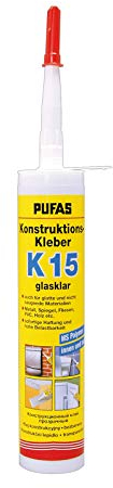 PUFAS Konstruktions-Kleber K15 klebt Metall, Spiegel, Fliesen PVC, Holz etc. 0,300 KG