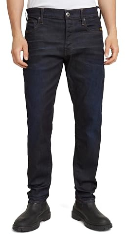 G-STAR Jeans 3301 Regular Tapered para Hombre, Azul (dk Aged 51003-7209-89), 32W / 32L