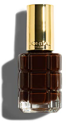 L'Oréal Paris Color Riche Colore ad Olio Smalto per Unghie, Arricchito da Olii Preziosi, B25 Cuir Chocolat