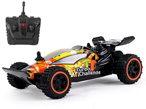 TURBO CHALLENGE - Buggy Sunset - Off Road - 099310 - fjärrstyrd bil - gul - 1/28 - batterier ingår inte - plast - från 6 år