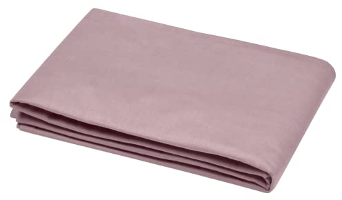 Lovely Casa - Bettlaken – Größe 240 x 300 cm – 100% Baumwolle Zertifiziert nach Öko-Tex – Farbe Altrosa – Modell Eden – Bettwäsche für Haus – weich und bequem für kuschelige Nestchen