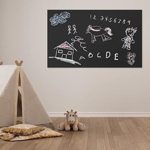 Tafelfolie DIN A4 Set | Tafel Etiketten | A4-Tafel | Kreidetafel Schiefer Sticker selbstklebend matt (3)